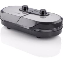 Gorenje Mini-Grill, Elektrogrill, Waffelplatte, WM1400SB, 1400 W, Durchmesser 18 cm, Schwarz