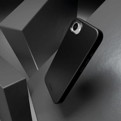 9. Puro Icon Mag Pro MagSafe Silikonhülle für iPhone 16e/17e – Schwarz