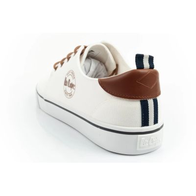 5. Lee Cooper Herren-Sportschuhe, modische weiße Sneaker, bequem