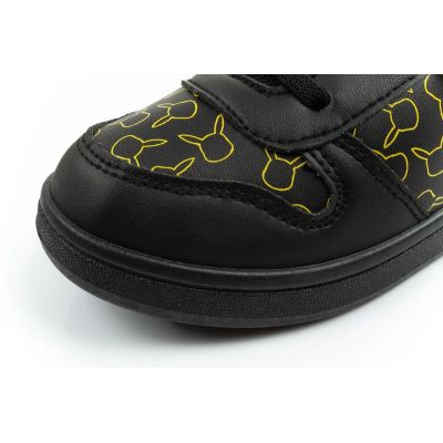 6. Leomil Kinder-Sportschuhe Pokémon-Sneaker, leicht, mit Klettverschluss, schwarz