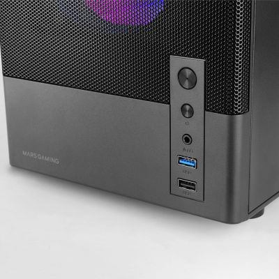 4. TACENS MARS MC-ONYX 3xARGB mATX- Gehäuse