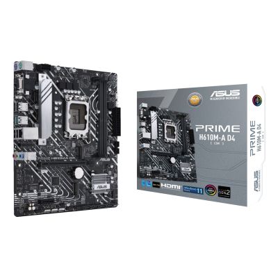 ASUS PRIME H610M-A D4-CSM Intel H610 LGA 1700 Micro-ATX
