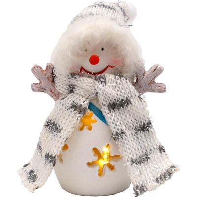2. LED-Schneemannfigur 7x6x16cm