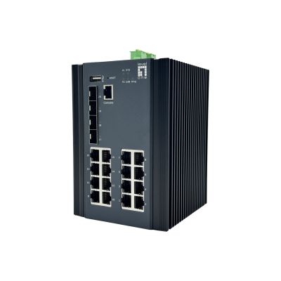 4. LevelOne 20x GE IGU-2071 Switch 16x 1GbE 4x 2.5GbE SFP sw