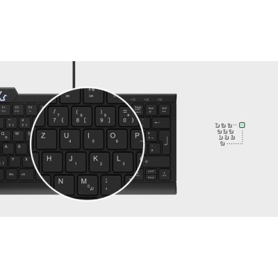 4. KeySonic KSK-5010ELC (DE) Tastatur Home USB QWERTZ Deutsch Schwarz