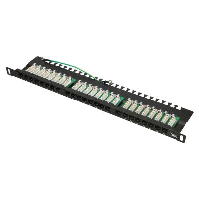 5. Patchpanel Extralink EX.9663 (0,5U; Kat. 6; 24xRJ-45)