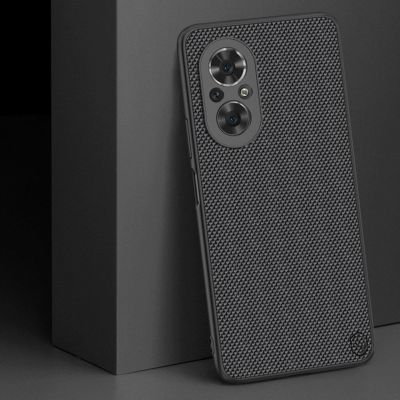 11. Nillkin Textured Case robuste, verstärkte Hülle mit Gelrahmen und Nylonrückseite für Honor 50 SE schwarz