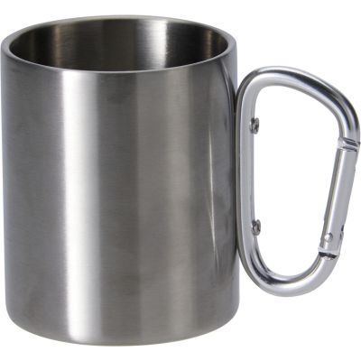 2. 500-ml-Reisebecher mit Karabiner, Edelstahl, Redcliffs
