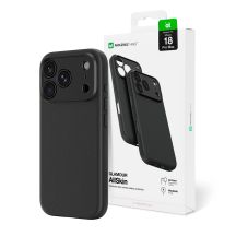 AmazingThing Glamour AllSkin iPhone 18 Pro Max Hülle mit Kameraabdeckung, MagSafe-kompatibel – Schwarz