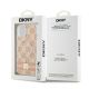 8. DKNY IML Checkered Mono Pattern & Printed Stripes MagSafe-Hülle für iPhone 15 / 14 / 13 – Rosa