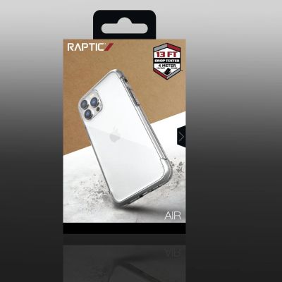 3. Raptic X-Doria Air Case für iPhone 14 Pro gepanzerte Hülle silber