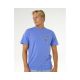 4. Herren RIP CURL Fade Out Icon T-Shirt Blau