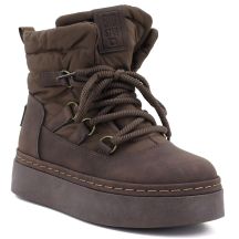 Damen-Plateau-Schneestiefel in Schokoladenbraun, Big Star UU274191