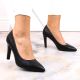 8. Sergio Leone W SK415A schwarze Pumps mit hohem Absatz