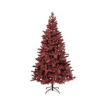 Künstlicher roter Weihnachtsbaum, 210 cm