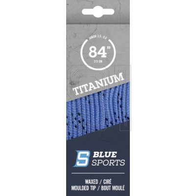 4. BlueSports Titanium 902041 Waxed Laces