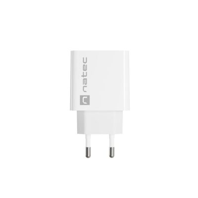NATEC RIBERA USB-C 20W POWER DELIVERY WEISSES LADEGERÄT NUC-2059