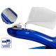 6. ELDOM DA50 900W Reisebügeleisen, blau, zum Trockenbügeln, mit Dampf 15 g/min, Dampf Boost 70 g/min