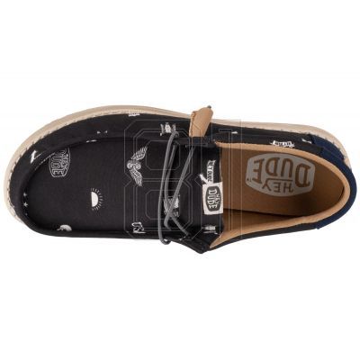 3. Hey Dude Wally Stars N Skulls Print M 41284-001 Schuhe 