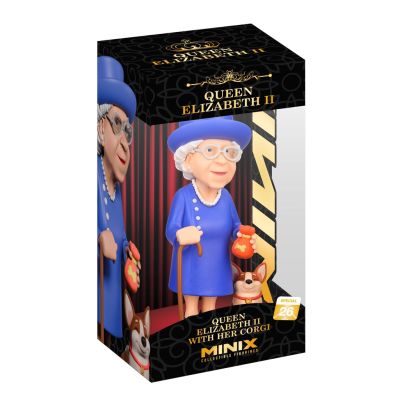 MINIX QUEEN ELIZABETH – QUEEN ELIZABETH II MIT CORGI