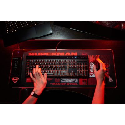5. Numskull Games 154923 Gaming-Mauspad, Schwarz, Mehrfarbig, Rot