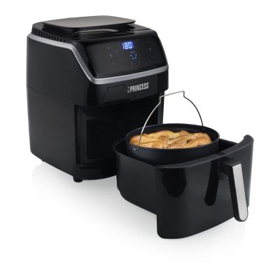 6. Princess 182080 Einzel-Heißluftfritteuse 6,5 l, freistehend, 1700 W, Schwarz