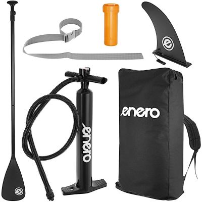 8. SET - 150 kg aufblasbares SUP-Board ENERO 320x81x15 cm