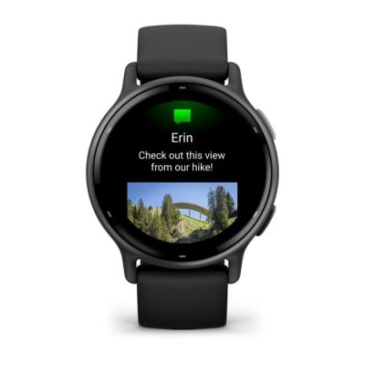 10. Garmin Vivoactive 5 42 mm schwarze Uhr