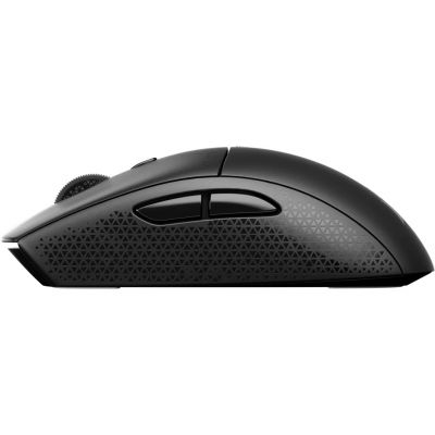 4. Corsair M55 Gaming-Maus, rechte Seite, RF Wireless + Bluetooth + USB Typ-A, optisch, 24000 DPI