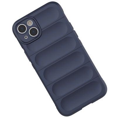 18. Magic Shield Case Hülle für iPhone 14 Plus flexible gepanzerte dunkelblaue Hülle