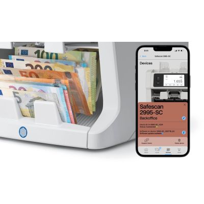 4. Safescan 2995-SC Banknotenzählmaschine Weiß