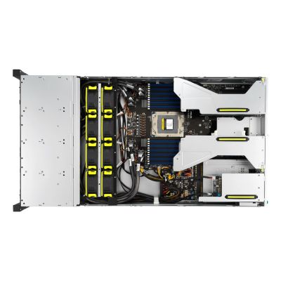9. Asus Rack-Plattform (2U) RS521A-E12-RS24U AMD Epyc 9005/9004 (16x NVMe/8x SATA HS, 2xM.2, 2x1Gbe, IPMI, 1+1 2000W)