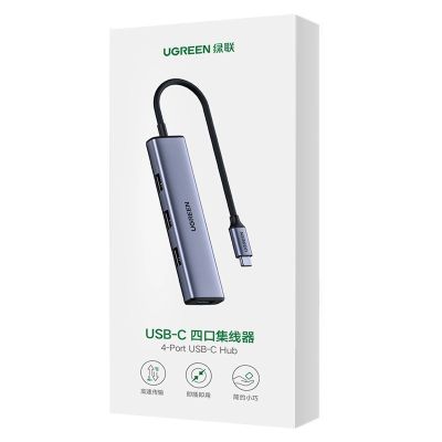 4. Ugreen HUB USB Typ C Splitter - 4x USB 3.2 Gen 1 silber (CM473 20841)