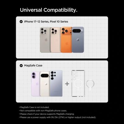 7. Spigen EV15MAQ Essential Qi2 MagSafe Auto-Lüftungsschlitzhalterung – Schwarz