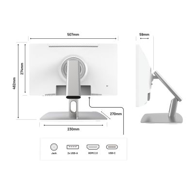 3. JAPANNEXT 54,6 cm JN-IPS2152FHDR-C65W-FLD-T HDMI/DP Touch FHD Monitor