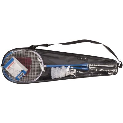 4. DONNAY 6-IN-1 BLAUES BADMINTON-SET IM KOFFER
