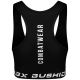 10. Schwarzes Damen-Crop-Top von COMBATWEAR | DBX Bushido