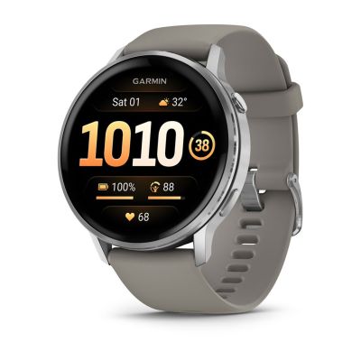 Garmin Venu 4 45mm Silber Silbergrau Smartwatch