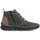 8. Gefütterte grüne Damen-Ankle-Boots aus Leder von Rieker (Modell 55036-54)