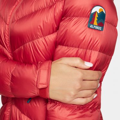 6. Alpinus Rocca Damen Daunenjacke rot YT18753
