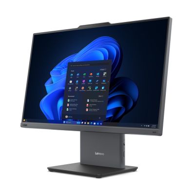 2. Lenovo ThinkCentre neo 50a All-in-One-PC mit Intel Core i7-240H Prozessor, 23,8" FHD IPS-Touchscreen (250 Nits), 16 GB DDR5-RAM (5200 MHz), 1 TB SSD, integrierte Intel-Grafikkarte, 5-MP-Kamera, Windows 11 Pro, Farbe: Luna Gray, 3 Jahre Vor-Ort-Service