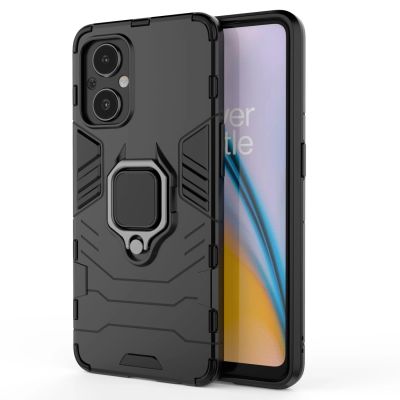 14. Ring Armor robuste Hybrid-Hülle + magnetischer Halter für OnePlus Nord N20 5G schwarz