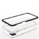 5. Klare 3in1 Hülle für Samsung Galaxy A22 4G Frame Gel Cover Schwarz
