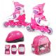 15. SMJ Sport Combo Pink LED Set: 2in1 Rollschuhe HS-TNK-000009549
