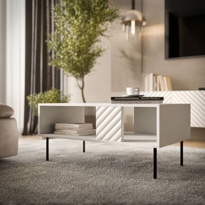 2. LUCCA Couchtisch 100x55x46 weiß