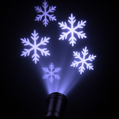 15. LED-Schneeprojektor mit Schneeflocken-Effekt