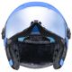 3. Kinder-Skihelm UVEX Rocket jr. Visor blau matt