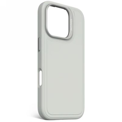 2. Decoded Antimicrobial Silicone Stacks Backcover Case mit MagSafe für iPhone 16 Pro – Grau