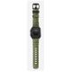 6. Nomad Rocky Point Armband, schwarzes Leder, Titan