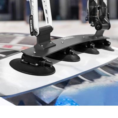 6. Rockbros XP1002 Dachträger mit Saugnapf für 2 Fahrräder – Schwarz